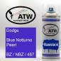 Preview: Dodge, Blue Notturno Pearl, BZ / NBZ / 487: 400ml Sprühdose, von ATW Autoteile West.